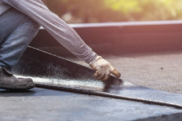 Professional Emergency Waterproofing technician working in Shelburn, IN